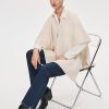 Womens Open Front Shawl Wraps Casual Chunky Warm Capes Ribbed Knit Poncho Travel Sweater for Fall Winter