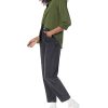 Women's Regular-Fit Satin Button Down Blouse (Available in Plus Size)