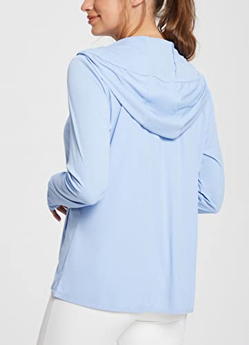 3107QwWpgL.jpg Women's Sun Protection Jacket Hoodie Clothing Lightweight Long Sleeve Sun Cover Up Shirt