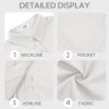 311kAo3ywEL.jpg Womens Button Down Shirts Cotton Linen Long Sleeve Dress Shirts Casual Summer Tops Work Blouses with Pockets