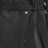 Women's Belted Sleeker Midweight Coat with Attached Hood