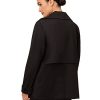 Women's Tall Size Trench Jacket with Back Yoke