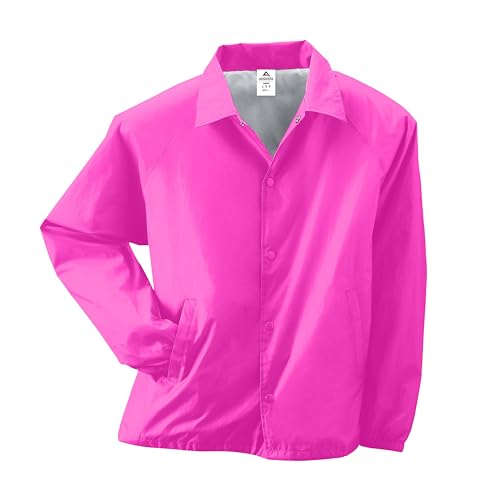 Nylon Coach's Jacket/Lined - Rain-Ready, Water-Resistant Outerwear for Coaches & Outdoor Activities