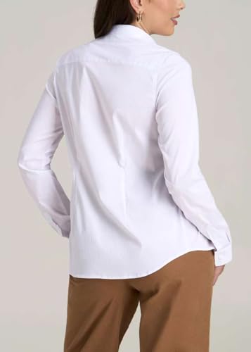 Button Down Shirts for Women Dress Shirts Long Sleeve Stretch Wrinkle Free Work Solid Casual Office Blouses Top