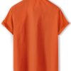 Halloween Trick or Treat Button Down Shirt, Funny Shirt,Short Sleeve Hawaiian Shirt, Graphic Print, Holiday Party Wear