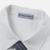 31W2aDECHmL.jpg Button Down Shirts Oversized Unisex Plaid Tie Short Sleeve Shirt Casual Streetwear Summer Tops