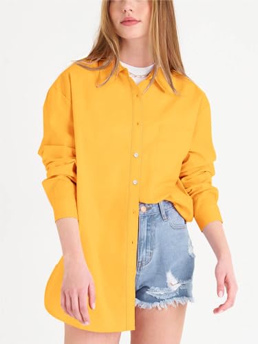 31WbHnkbjEL.jpg Womens Button Down Shirts Long Sleeve Dressy Casual Blouses Button Up Collared Shirts Tops for Women
