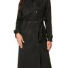 Winter Trench Coats for Women's 2025 Double Breasted Belted Long Overcoat