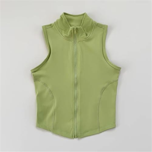 Women's Fitness Vest Sleeveless Workout Jacket Summer Yoga Sports Zipper Top Casual Training Slim Fit Activewear