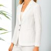 31kdBGVqWuL.jpg Long Sleeve Linen Blazer Women 2025 Summer Lightweight Breathable Lapel Beach Vacation Jacket With Pockets