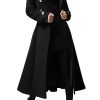 31mUpcVM-1L.jpg Womens Long Double-Breasted Hooded Coat Winter Warm Wool Trench Coat with Belts
