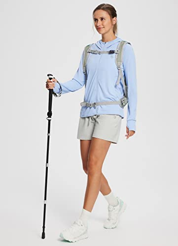31pVtjClYPL.jpg Women's Sun Protection Jacket Hoodie Clothing Lightweight Long Sleeve Sun Cover Up Shirt