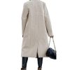 31uAIuxgiDL.jpg Womens Trench Coat Winter Lapel Double Breasted Long Pea Coat Casual Work Office Overcoat with Pocket