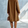 41-aHiKJLQL.jpg Womens Lapel Peacoat Winter Double-Breasted Outerwear Mid Long Jacket Casual Trench Coat