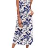 41-qAE3XftL.jpg Women's Summer Maxi Dress 2025 Sleeveless Button Down Casual Loose Long Beach Sundress Travel Vacation Outfits