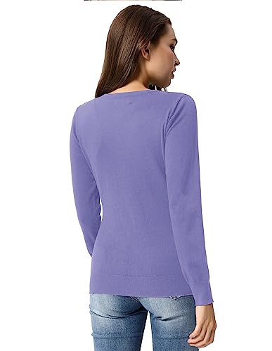 417AJoRYYXL.jpg Women's Classic Long Sleeve Knit Cardigan Sweaters Casual Open Front Button Down Cardigans S-3XL