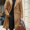 41Av1auzflL.jpg Mens Wool Blend Casual Trench Coat Notched Collar Lapel Long Jacket Double Breasted Classic Winter Overcoat