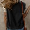 Womens Vests 2025 Fall Outerwear Button-Down Lapel Collar Elastic Hem Sleeveless Jacket Cargo Vest