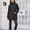 41EBzueGx-L.jpg Raincoat Women Waterproof Long Hooded Rain Jacket Trench Coats Windbreaker Travel Jacket