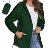 41EyNlLSeFL.jpg Womens Rain Jackets Waterproof Windbreaker Jackets lightweight Portable Rain Coat