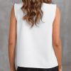 41F1pofMDmL.jpg Womens Pleated Tank Tops V Neck Casual Sleeveless Blouses Summer Basic Vest Shirt