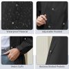 Packable Waterproof Rain Jacket Women with Hood Raincoat Windbreaker Long Hooded Trench Coats S-2XL Available