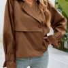 41K5E5pPfrL.jpg Womens Cropped Trench Coat Short Single Breasted Jackets Lightweight Casual Outerwear
