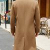 41KOXtNsEQL.jpg Mens Wool Blend Casual Trench Coat Notched Collar Lapel Long Jacket Double Breasted Classic Winter Overcoat
