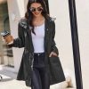 41LvuKlsSbL.jpg Raincoat Women Waterproof Long Hooded Rain Jacket Trench Coats Windbreaker Travel Jacket