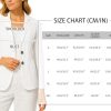 41MkCd5T5RL.jpg Long Sleeve Linen Blazer Women 2025 Summer Lightweight Breathable Lapel Beach Vacation Jacket With Pockets