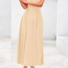 41QSw4C9wbL.jpg Spring Casual Dresses for Women 2025 Summer Business Work Midi Sleeveless A Line Pleated Cocktail Dress