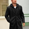 41SmVK6KF1L.jpg Mens Trench Coat Single Breasted Mid-Long Pea Coat Classic Winter Business Jacket with Detachable Hood