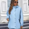 Women's Waterproof Rain Jacket With Hood - Lightweight Windbreaker Raincoat With Pockets for Outdoor