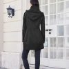 41YUp4uSuTL.jpg Raincoat Women Waterproof Long Hooded Rain Jacket Trench Coats Windbreaker Travel Jacket
