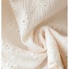 41hS9N0pTBL.jpg Women's Floral Embroidered Button Down Blouse Frill Trim Short Puff Sleeve V Neck Vacation Shirts