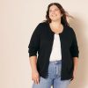 Women's Lightweight Crewneck Cardigan Sweater (Available in Plus Size)