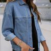 41i4RmYjD0L.jpg Women's Denim Jackets Casual Long Sleeve 2025 Spring Outfits Zimbaplatinum Jean Jacket