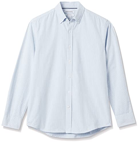 41i9UYVGjL.jpg Men's Long-Sleeve Regular-Fit Stretch Oxford Shirt (Available in Big & Tall)