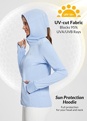 41lCeBGWTYL.jpg Women's Sun Protection Jacket Hoodie Clothing Lightweight Long Sleeve Sun Cover Up Shirt