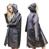 41lti7DeimL.jpg L-Rain Durable TPU Clear Rain Coat for Adults - Women and Men Fashion Hooded Rain Poncho