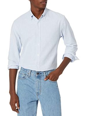 Men's Long-Sleeve Regular-Fit Stretch Oxford Shirt (Available in Big & Tall)