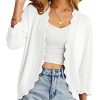 Women's 3/4 Sleeve Summer Cardigan Lightweight Casual Open-Front Cropped Shrug Sweaters for Women