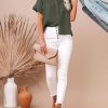 Womens Cotton Linen Button Down Shirts Short Sleeve Dress Shirts Casual Summer Tops Blouses with Pockets