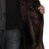 Black Trench Coat Men - Winter Shearling Long Leather Jackets For Men