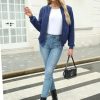 41y1Z16-tNL.jpg Women's Sherpa Fleece Jacket Long Sleeve Faux Fuzzy Casual Zip Up Bomber Coat With Pocket S-XXL