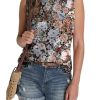513TxZceT4L.jpg Womens Tank Tops Eyelet Loose Casual Summer Tops Crew Neck Basic Sleeveless Shirts Trendy 2025