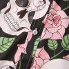 Halloween Shirt Men Fun Pumpkins Skull Short Sleeve Button Down Hawaiian Holiday Shirts