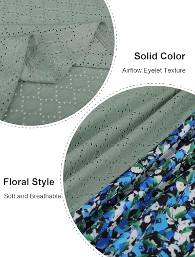 51BVjc-8m6L.jpg Womens Tank Tops Eyelet Loose Casual Summer Tops Crew Neck Basic Sleeveless Shirts Trendy 2025