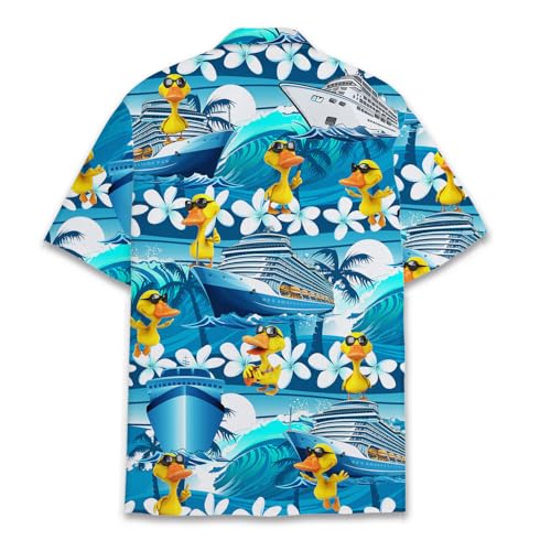 51DqEy8-0yL.jpg Mens Hawaiian Shirt, Tropical Raccoon Hawaiian Shirt Casual Button Down Holiday Beach Summer Short Sleeve Shirt