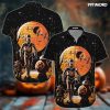 Wars Movie Hawaiian Shirt, Space Button Short Sleeve Top, Warship Themed